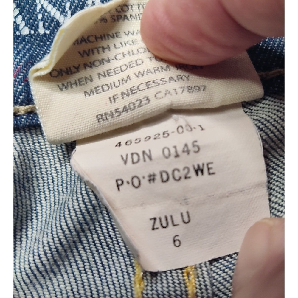 BANANA‎ REPUBLIC ZULU MODERN SKINNY Women Size 6 Stretch Denim Jeans Made In USA - Picture 15 of 16